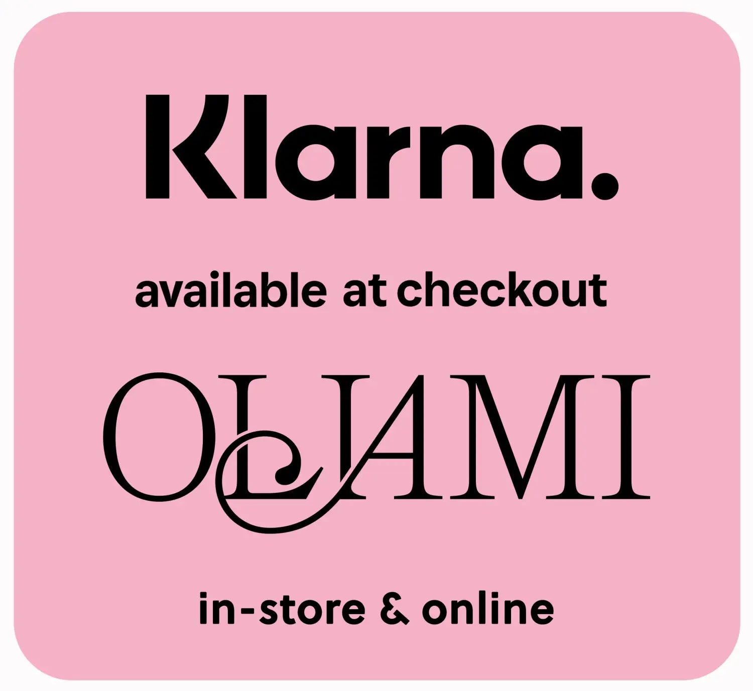 Klarna Payments now available in stores!