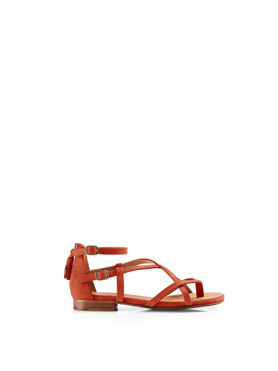 Fairfax & favor brancaster sandal - sunset orange Shoes &