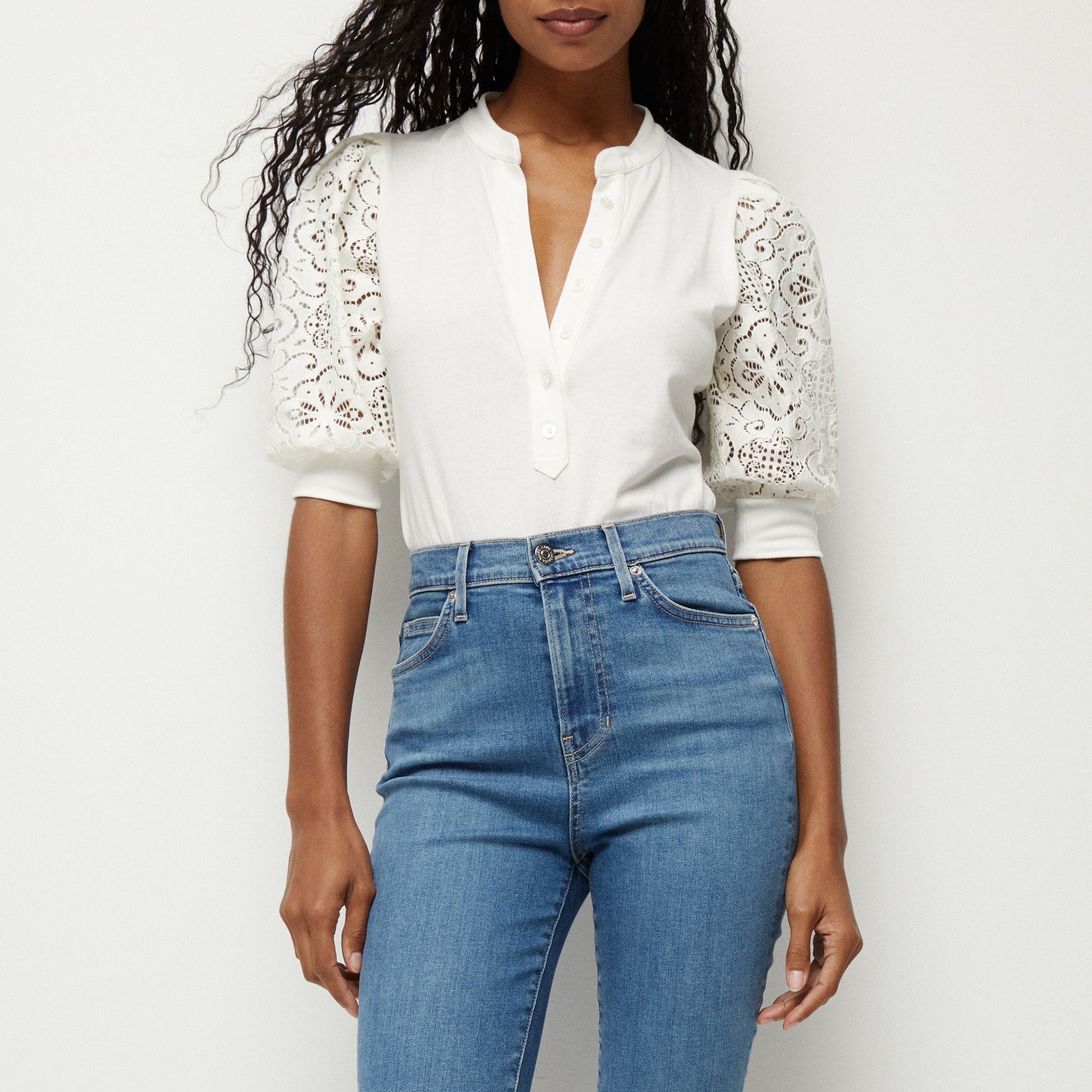Coralee top - off white Shirts & Blouses VERONICA BEARD