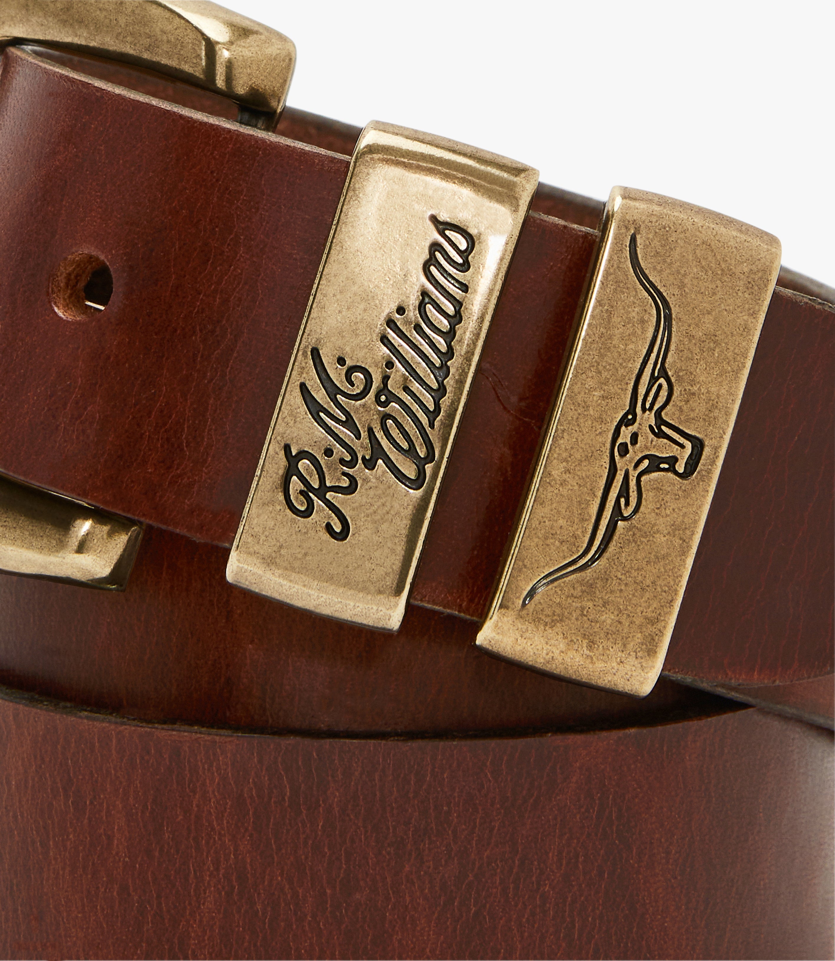 Drover belt - mid brown Belts R.M. WILLIAMS
