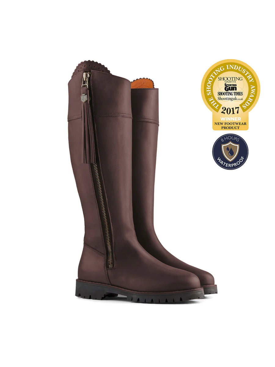 Explorer - mahogany leather Tall Boots FAIRFAX & FAVOR