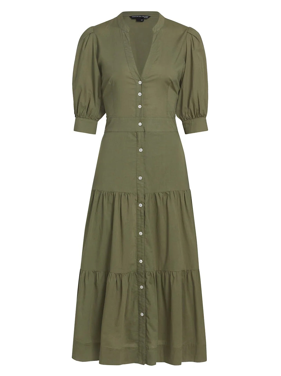 Houghton dress - bright army Dresses VERONICA BEARD