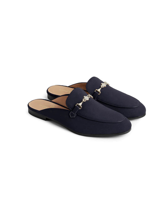 Fairfax & favor tuddenham mule - navy suede Shoes & Heels
