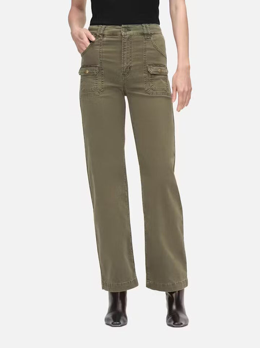 Utility pocket pant - washed winter moss Trousers Frame