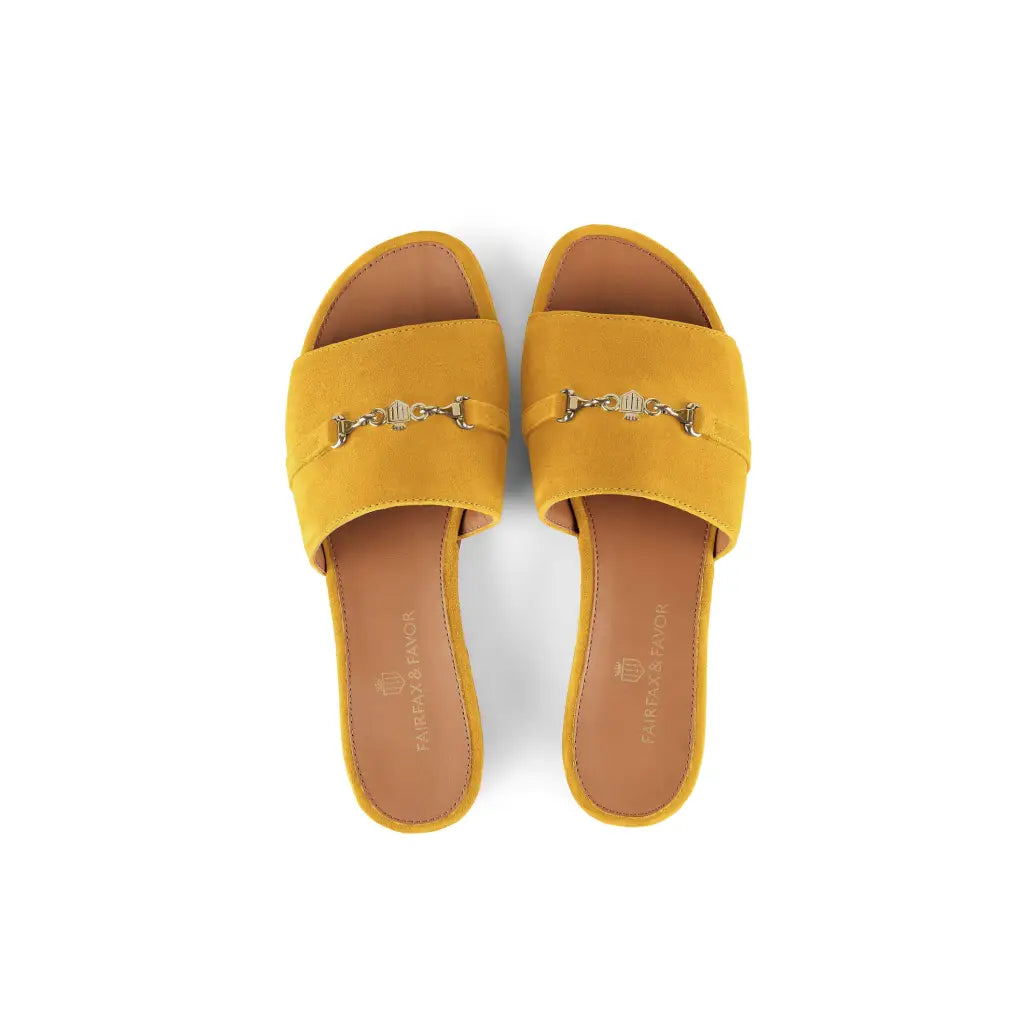 Heacham Sandal - Mango Suede Shoes & Heels FAIRFAX & FAVOR