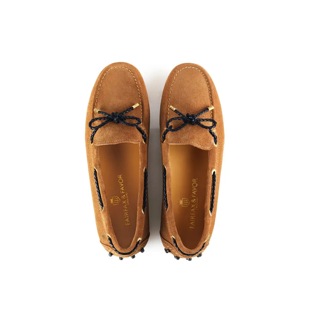Henley Shoe - Tan / Navy Shoes & Heels FAIRFAX & FAVOR