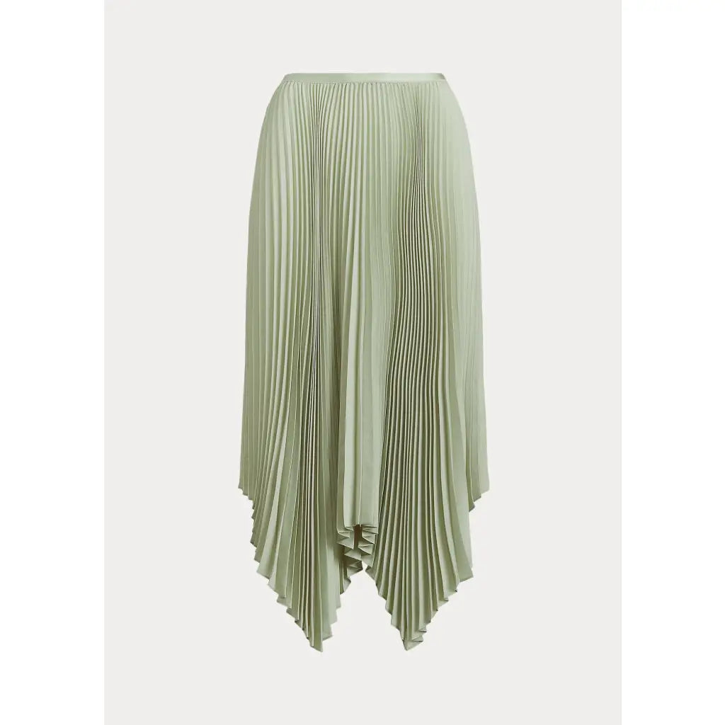 Jaden A-line Midi Skirt - Light Olive Skirts RALPH LAUREN