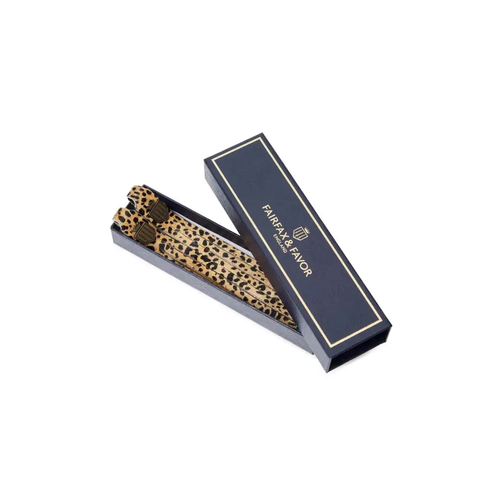 Suede Boot Tassels - Cheetah Haircalf Tassels FAIRFAX &